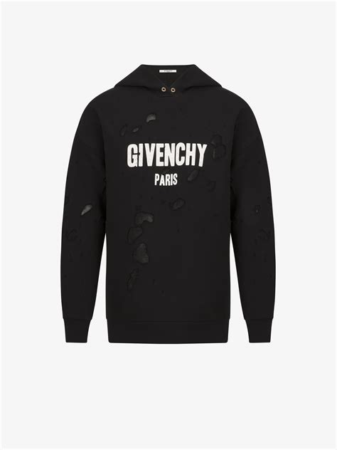 givenchy sweatshirt womens red|Givenchy destroyed sweatshirt.